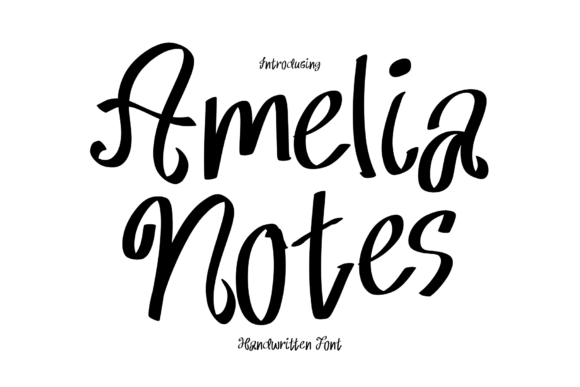 Amelia Notes: A Handwritten Font That Feels Like Real Life