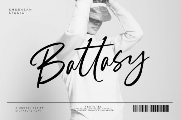 Battasy: A Natural Brush Script Font for Authentic Branding