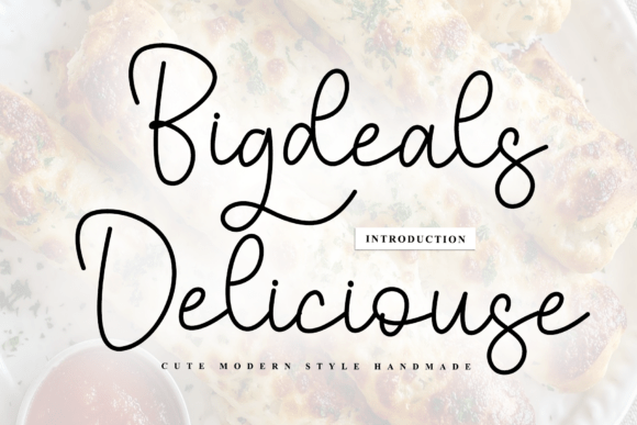 Bigdeals Deliciouse: A Warm, Rhythmic Script Font for Thoughtful Branding