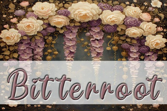 Bitterroot Font: A Script Amp Typeface for Campaign Impact