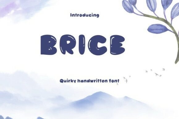 Brice: A Handwritten Font That Builds Trust for Small Businesses