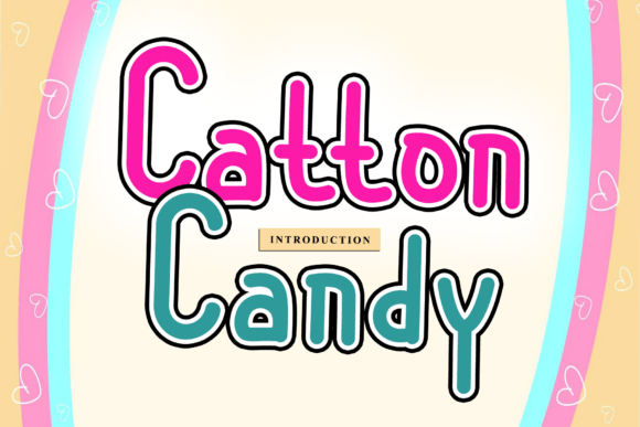 Catton Candy: A Playful Display Font for Brand Charm