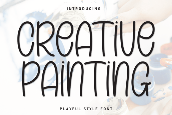 Creative Painting: A Handwritten Font for Editorial Design