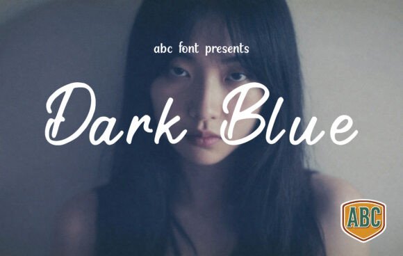 Dark Blue: A Cinematic Script Font for Digital Branding