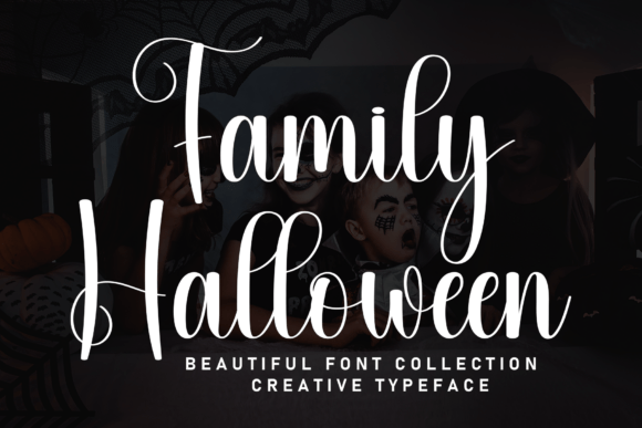 Family Halloween: A Whimsical Display Font for Editorial Warmth