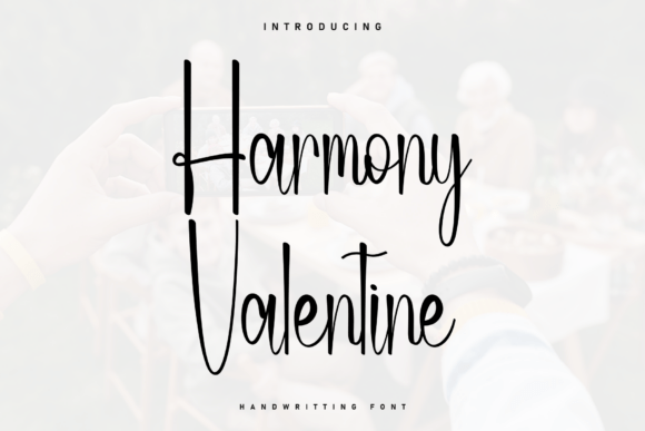 Harmony Valentine: A Sweet Handwritten Font for Small Business Branding