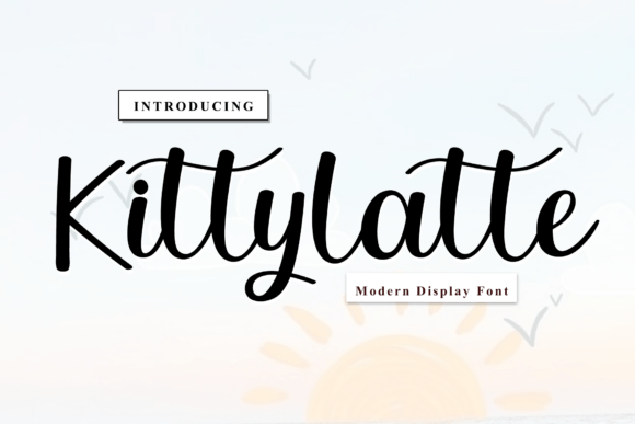 Kittylatte: A Warm Script Font for Campaign Designers