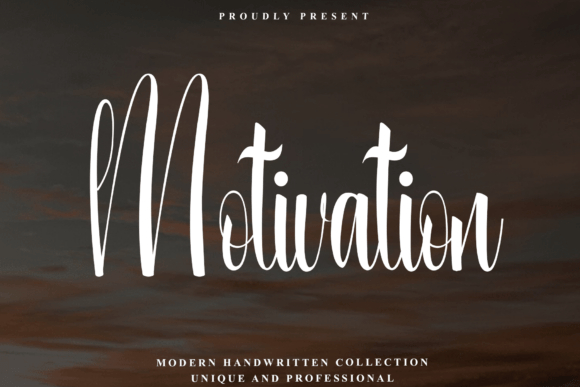Motivation: A Crisp Handwritten Typeface for Branding