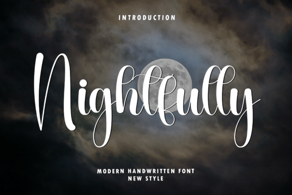 Nightfully: A Graceful Script Font for Modern Brand Identity