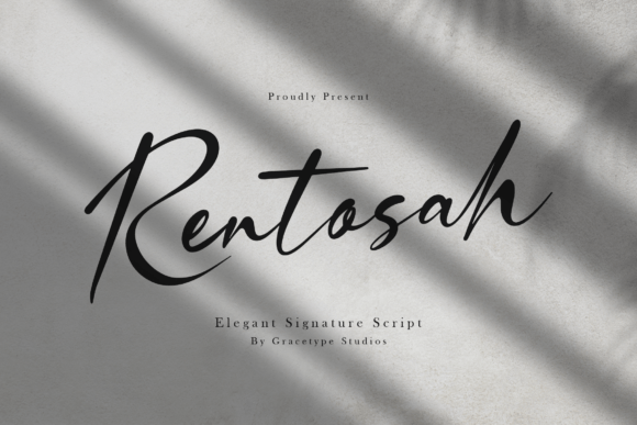 Rentosah: An Elegant Script Font That Elevates Handmade Design