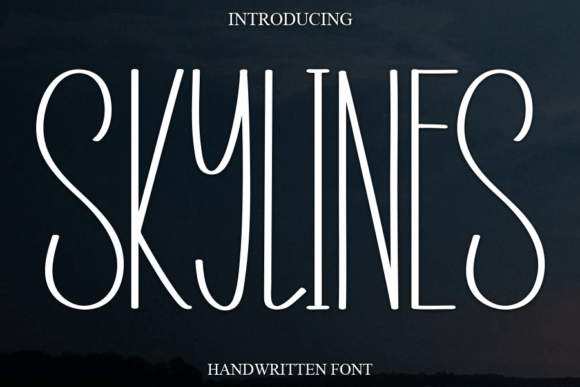 Skylines: A Sweet Handwritten Font for Scroll-Stopping Campaigns