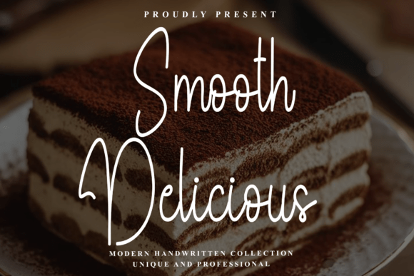 Smooth Delicious Font: Crisp Elegance for Your Brand