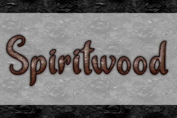 Spiritwood Font: Your Go-To Script Amp for Handmade Charm
