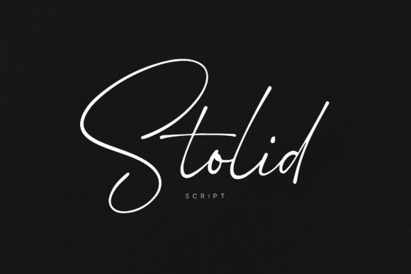 Stolid: A Flowing Script Font for Campaign Timelines