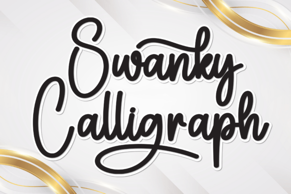 Swanky Calligraph: A Modern Script Font for Digital Brands