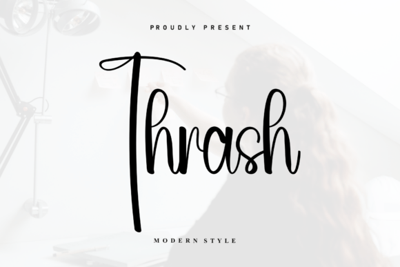 Thrash: A Handwritten Font That Feels Human on Screen